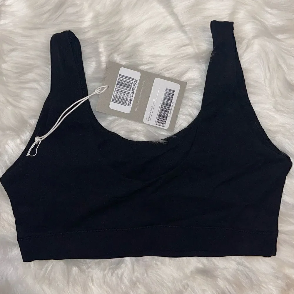 NWT EVERLANE Perform Bra Black Size XS